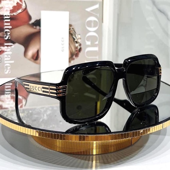NWT GUCCI GG0979S - 001 UNISEX SUNGLASSES - Picture 1 of 8